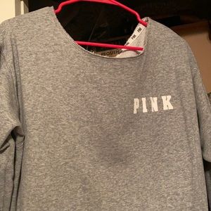 PINK long sleeve, scoop neck